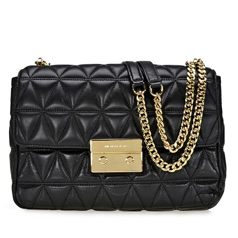 michael michael kors sloan large quilted shoulder flap|Michael Kors.